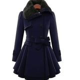 CLAUDIA™ | Vintage Flair Trench Coat