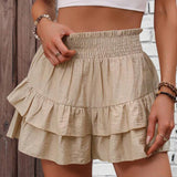 JAMET™ - Casual Ruffle Tiered Boho Skorts