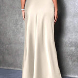 FIONA™ - Satin High-Waist Skirt