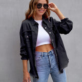 EUGENIA™ – Relaxed Drop Shoulder Collared Jacket
