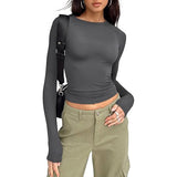 JIHYO™ - Casual Long Sleeve Round Neck Top
