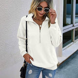 ANNIE™ - Lapel Zip-Up Sweatshirt for Women Casual Pullover