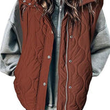 DARCY™ - Chic Lightweight Button-Up Puffer Vest