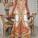 PUGAR™ - Chic Summer Sleeveless Strap Maxi Dress