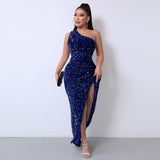 BRAYLEIGH™ - Glamour One-Shoulder Sequin Dress