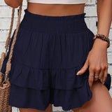 JAMET™ - Casual Ruffle Tiered Boho Skorts