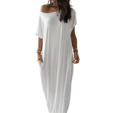 JOSIE™ – Soft Batwing Sleeve Loungewear Dress