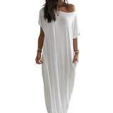 COZETTE™ – Soft Batwing Sleeve Lounge Dress
