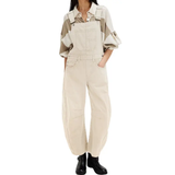 BODIL™ – Vintage Washed Wide-Leg Denim Overalls