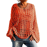 GRACIE™ – Relaxed Openwork Knit Sweater