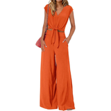 SUNDRA™ – Breezy Belted Crop Wide Leg Set