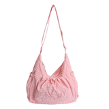 HARLOW™ – Plaid Drawstring Cloud Hobo Bag