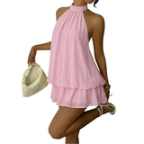 ZIVANA™ – Sexy Backless Halter Mini Dress