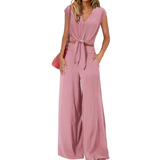 LENA™ – Breezy V-Neck Wide-Leg Set