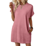 HALLIE™ – Relaxed Pocket Mini Dress