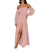 MEADOW™ – Bohemian Off-Shoulder Layered Maxi