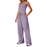 REEVA™ – Cooling Wide-Leg Sweatsuit Set
