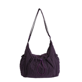 HARLOW™ – Plaid Drawstring Cloud Hobo Bag