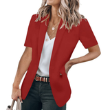 LISANNE™ – Polished Short Sleeve Casual Blazer