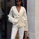 JULIETTE™ - V-Neck Knit Cardigan