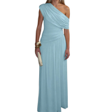 CELINA™ – Sexy Asymmetric Pleated Midi Dress