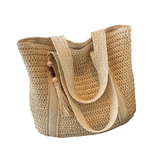 CAYO™ – Woven Fringe Large Capacity Straw Tote