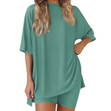 LENNIE™ – Soft Solid Lounge Short Set