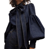 LUCY™ - Elegant Tie-Neck Casual Long Sleeve Top for Women