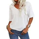 KATIE™ – Relaxed V-Neck Essential Tee