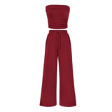 SOLVEIG™ – Relaxed Ribbed Knit Crop Set