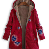ZAHARA™ | Artistic Fleece-Lined Jacket