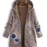 ZAHARA™ | Artistic Fleece-Lined Jacket