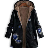 ZAHARA™ | Artistic Fleece-Lined Jacket