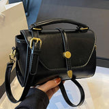 AVANLIE™ - Trendy Contrast Stitching Small Square Shoulder Bag