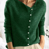 MOLLY™ - Button Front Cable Knit Sweater for Fall & Winter