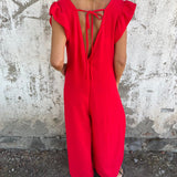 CASSANDRA™ - Trendy V-Neck Jumpsuit