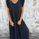 CASSANDRA™ - Trendy V-Neck Jumpsuit