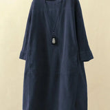BRIDIE™ - Relaxed Fit Corduroy Midi