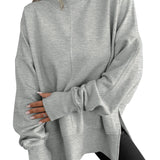 GWEN™ - Comfy Oversized Long Sleeve Sweatshirt