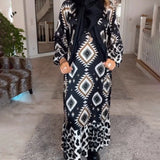ZELLA™ - Luxe Geo Print Dress