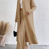 AIMIE™ - Cozy Long Sleeve Top & Wide Leg Trousers Set