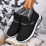 AIRA™ - Women's Winter Snow Boots Warmth, Anti-Slip PVC Sole, Fleece Lined Slip-On Shoes