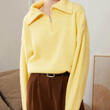 ELODIE™ - Comfy Half-Zip Sweater