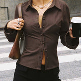 RACHEL™ - Stylish Button-Up Top