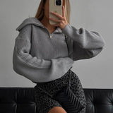 ELODIE™ - Comfy Half-Zip Sweater