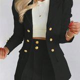 MAGDA™ - Elegant Two-Piece Blazer & Skirt Set for Winter & Fall Fashion