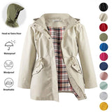 DENA™ - Lightweight Hooded Trench Coat for Casual Outings