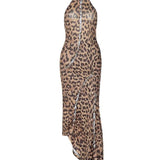 ELIZABETH™ - Sexy Backless Leopard Bodycon Dress for Parties