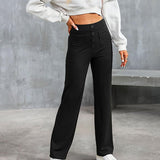 ARIA™ | High-waisted Elastic Trousers