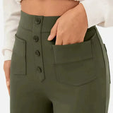 ARIA™ | High-waisted Elastic Trousers